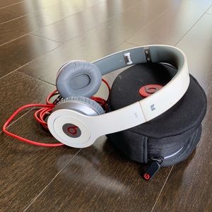 Beats Solo white headphones